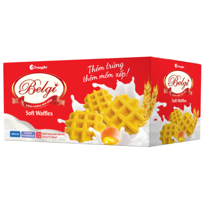BÁNH TRỨNG SỮA MỀM BELGI 322G